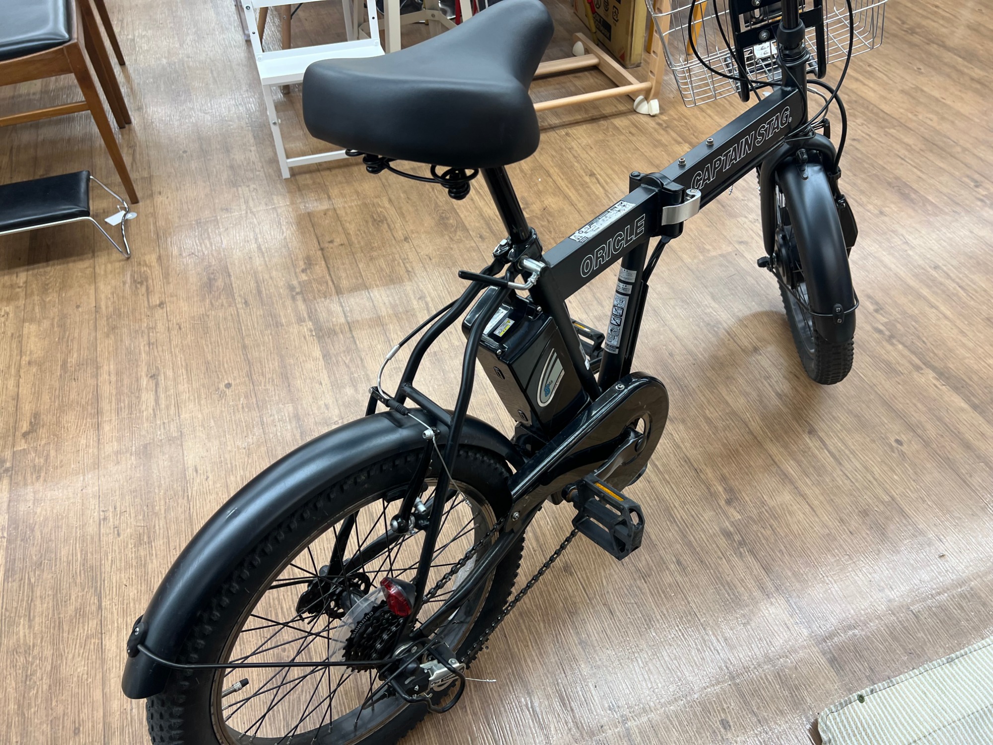 CAPTAIN STAG 電動アシスト自転車 ブラック CAPTAIN STAG 電動アシスト自転車 ブラック CAPTAIN STAG 電動アシスト