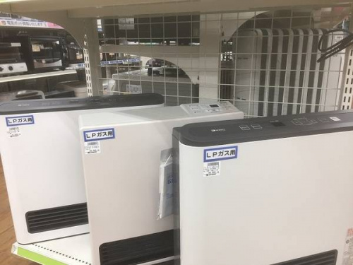 季節家電のガスファンヒーター