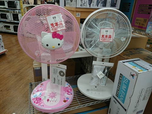 生活家電の扇風機