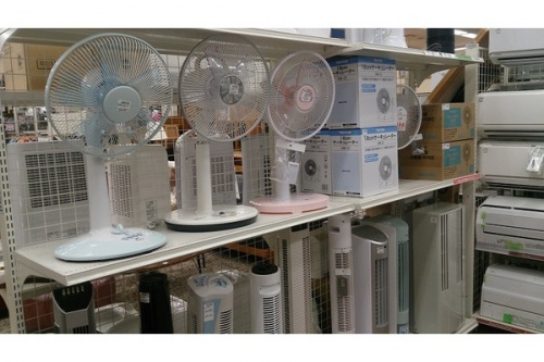 エアコンの扇風機