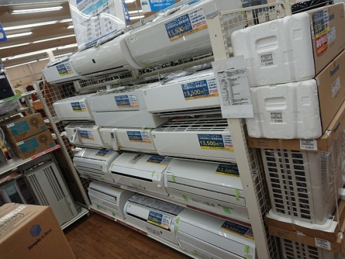 エアコンの扇風機