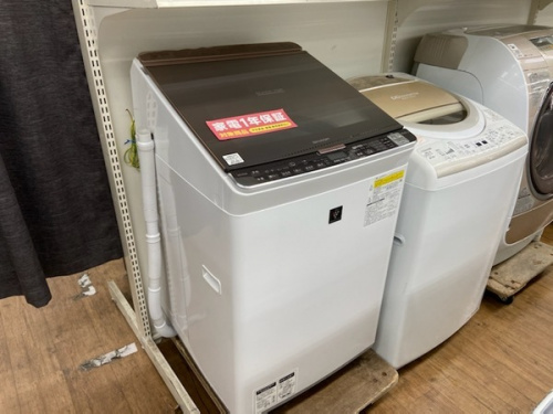 生活家電の洗濯乾燥機