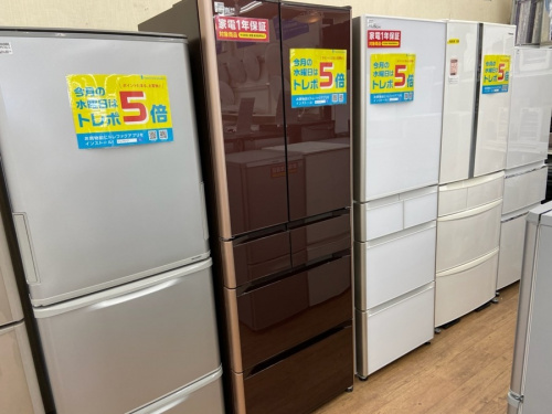 キッチン家電の冷蔵庫