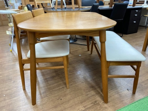 ベンチダイニングセットの家電買取強化