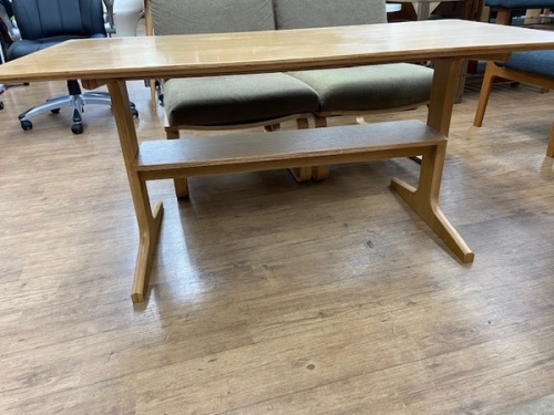 ベンチダイニング4点セットの無印良品