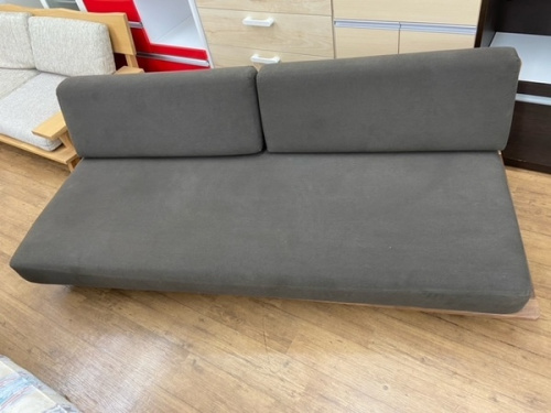 「無印良品 ソファベッド 3人掛け ウォールナット」入荷！【北越谷店】 [2020.12.12発行]｜リサイクルショップ トレジャー