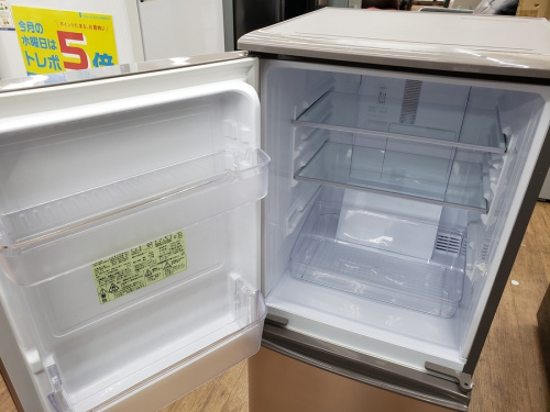 冷蔵庫の2ドア冷蔵庫