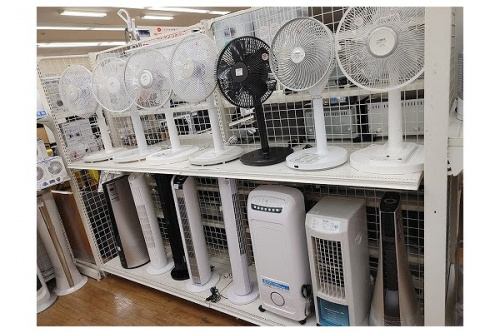 季節家電の扇風機