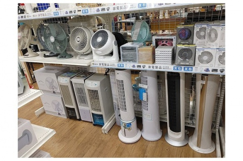 扇風機のエアコン