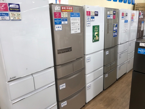 生活家電の冷蔵庫