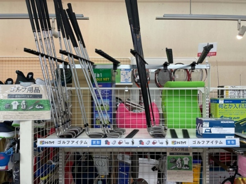 ゴルフのゴルフ用品買取強化