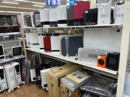 冬物家電の暖房器具