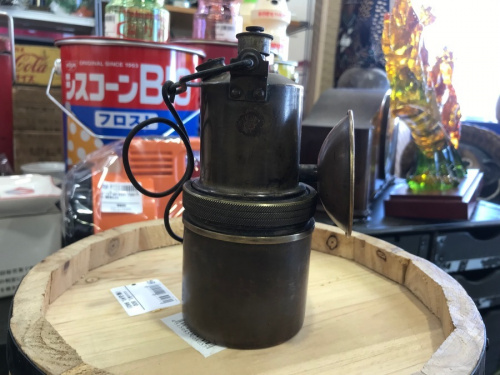 レトロ雑貨のアセチレンランプ