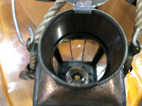 レトロ雑貨のアセチレンランプ