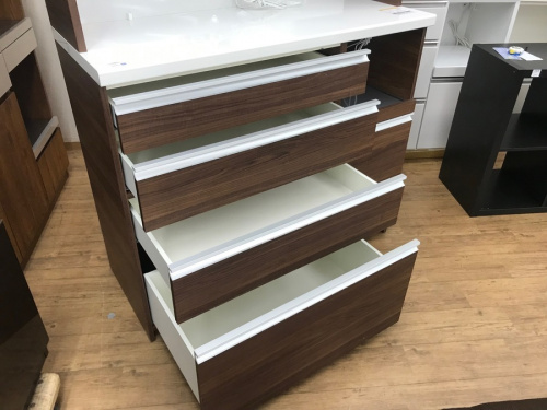 キッチン収納のレンジボード