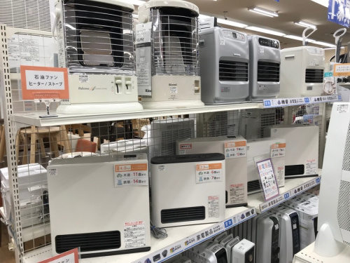 ストーブの冬物家電