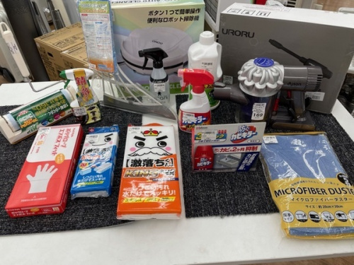 大掃除の掃除機