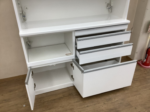 レンジボードの2枚スライド扉