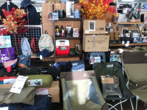 キャンプ用品の釣り