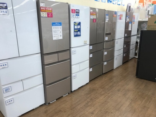 大型冷蔵庫の6ドア 5ドア