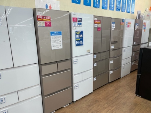 大型冷蔵庫の洗濯機