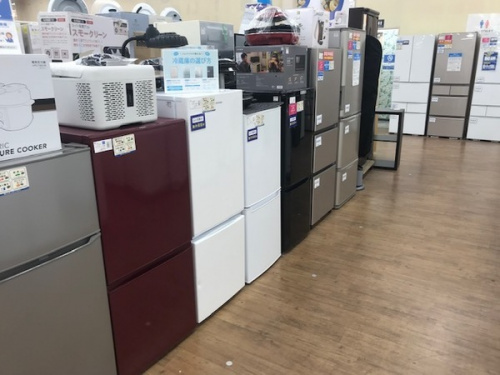 大型冷蔵庫の洗濯機