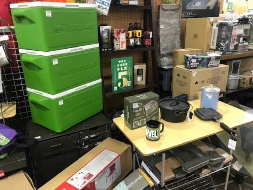 キャンプ用品の釣り