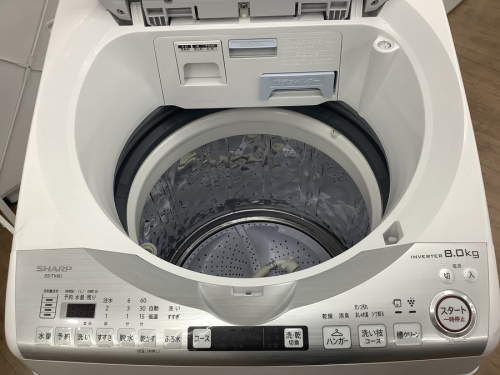 縦型洗濯乾燥機のSHARP