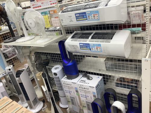 エアコンの扇風機