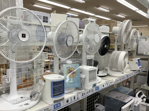 季節家電の扇風機