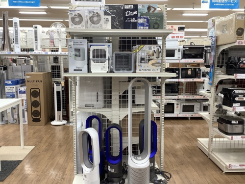 エアコンのハンディ―ファン