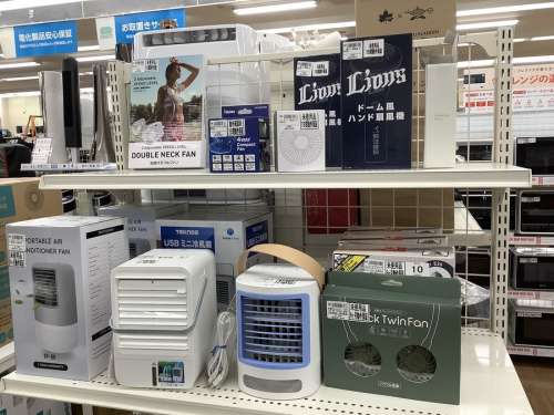 タワーファンの冷風機