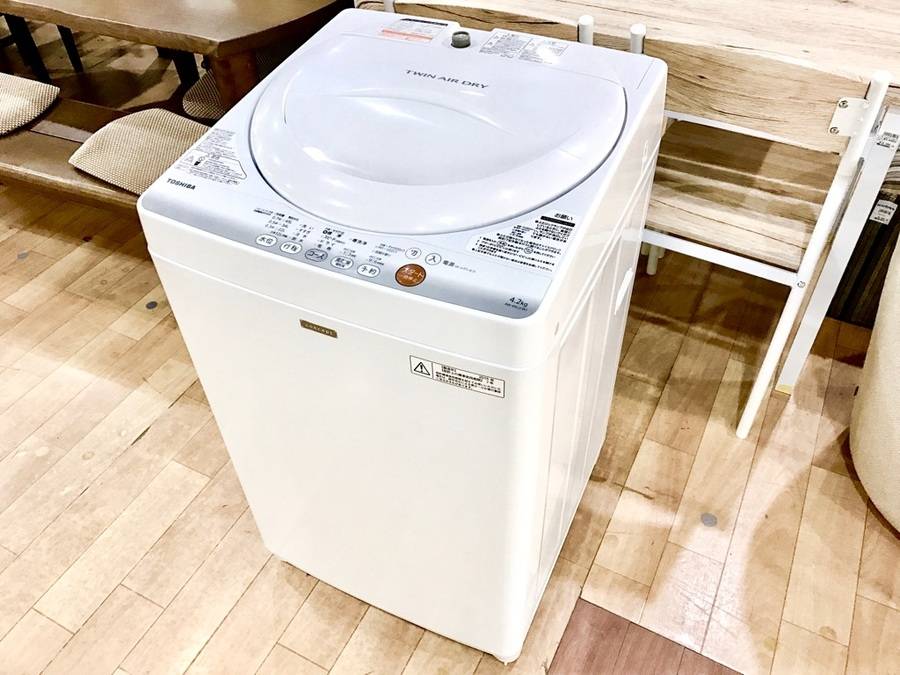 TOSHIBA(東芝)2015年製4.2Kg洗濯機入荷しました！！【南大沢店】 [2017.02.26発行]｜リサイクルショップ トレジャー