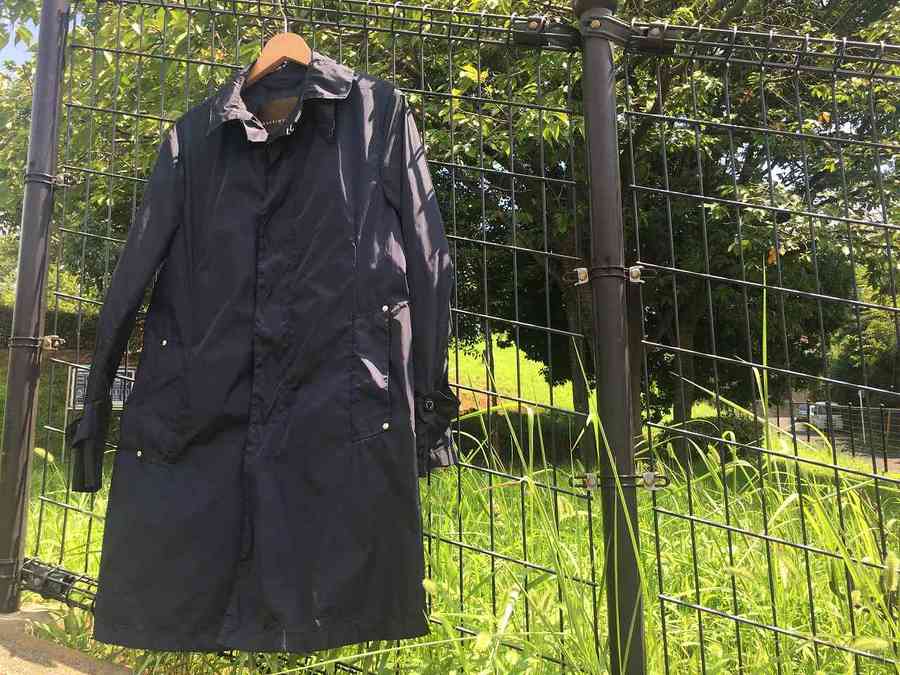 マッキントッシュ　ナイロンコート　迷彩　美品 66-0400-1.jpg