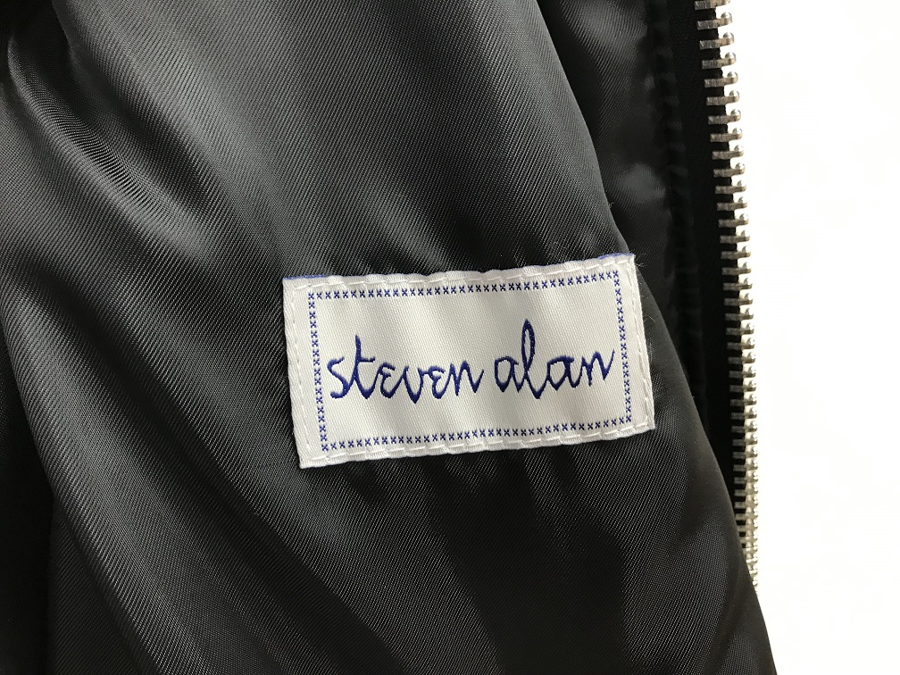 Schott×Steven alanの別注ボンバージャケットが買取入荷しました