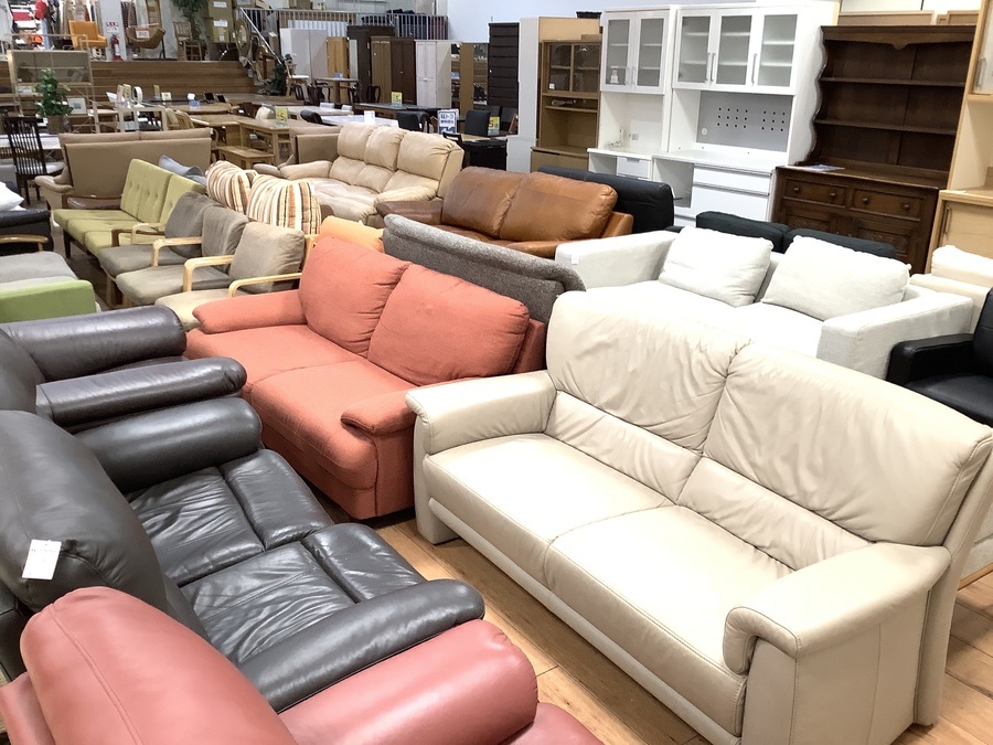 Offer9（オファーナイン）イタリアオイルレザーの総革張りソファー 