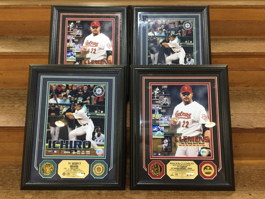最新作売れ筋が満載 4枚同時入荷！！メジャーリーガー イチローとロジャークレメンス スポーツ選手