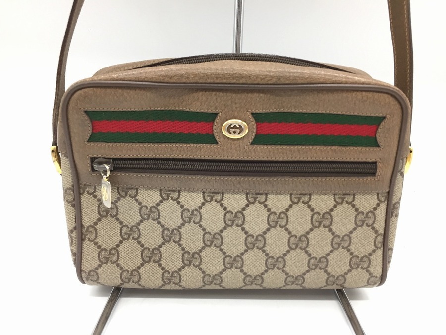 OLD GUCCI（オールドグッチ）シェリーライン GGショルダーバッグが買取入荷致しました！！【南大沢店】 [2020.08.09発行