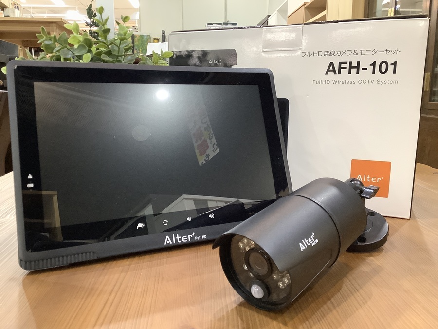 フルハイビジョン防犯カメラセット　ＡＦＨ−１０１ 未使用（パッケージ日焼け有り） AFH-101】キャロットシステムズ製 フルHD無線カメラ1台