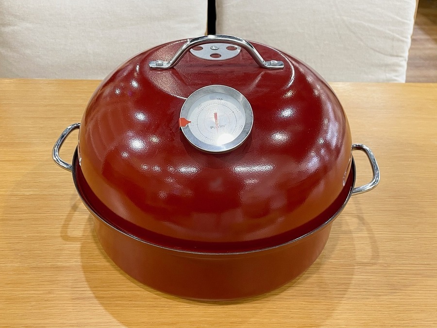 ノルディックウェア ストーブトップケトルスモーカー レッド 燻製器