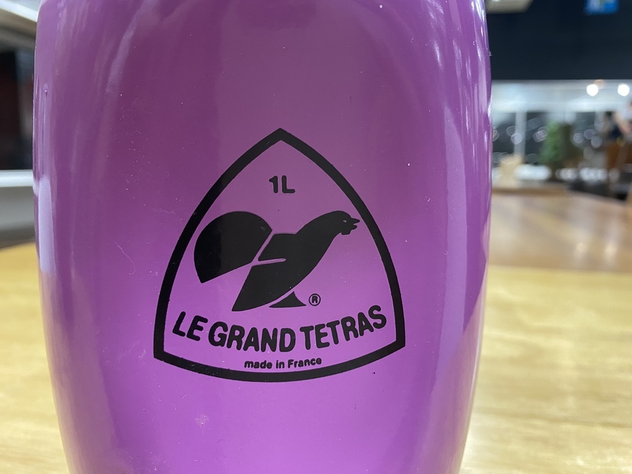 LE GRAND TETRAS 紫色 水筒 1L LE GRAND TETRAS(グランテトラ) ヴィンテージボトル パープル1L