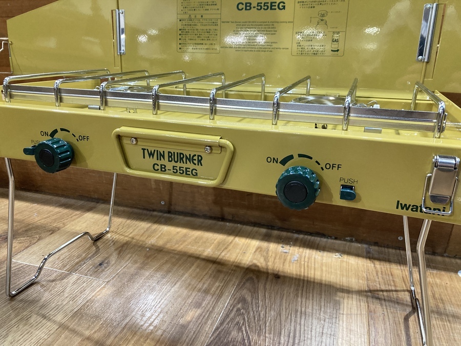 廃盤希少 イワタニ Iwatani TWIN BURNER CB-55EG 廃盤未使用品！！Iwatani(イワタニ) ツインバーナー CB-55EGが買取入荷