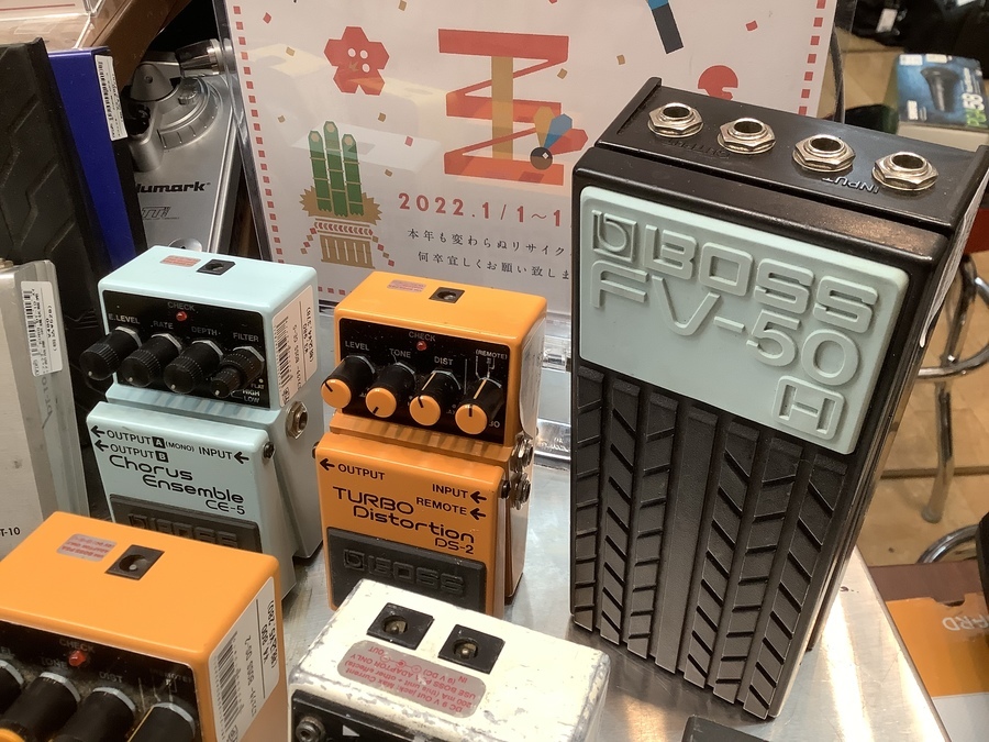 エフェクター！BOSS（ボス）他コンパクトエフェクターが大量入荷