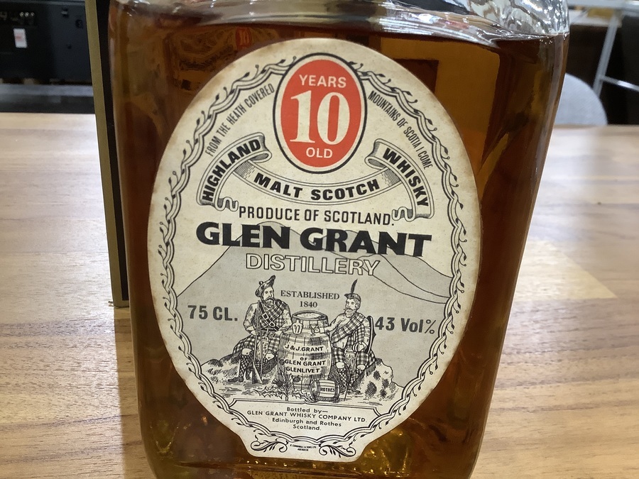 1970年代流通！GLEN GRANT（グレングラント）10年 750mlが買取入荷致し