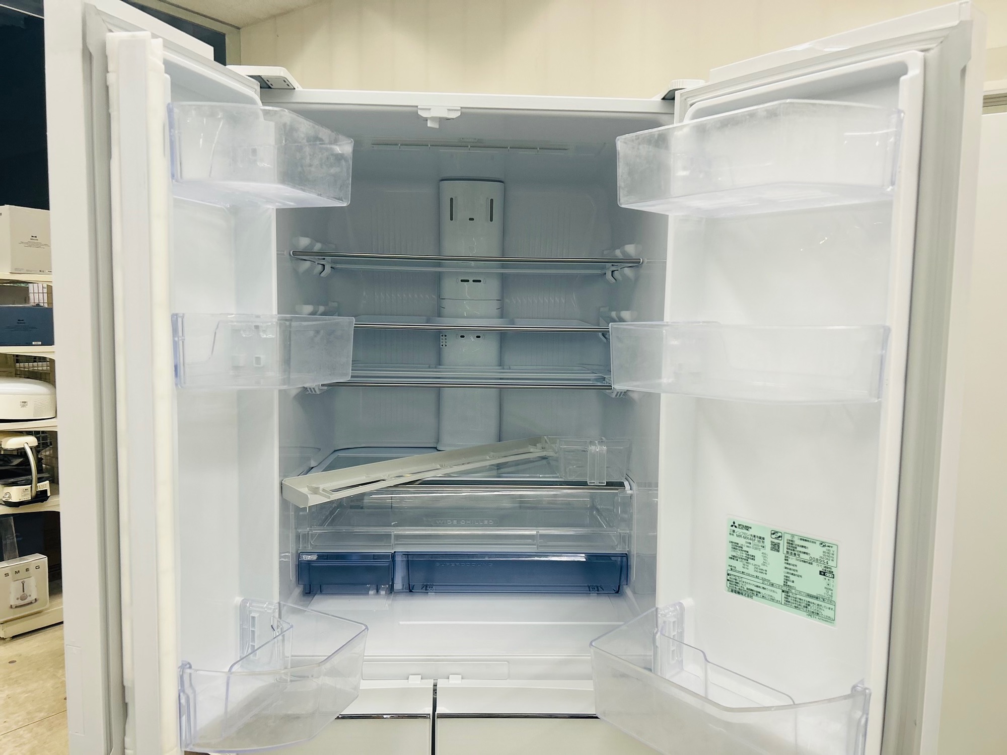 三菱電機冷蔵庫455L MR-MX46F-W ヨドバシ.com - 三菱電機 MITSUBISHI ELECTRIC 冷蔵庫（455L