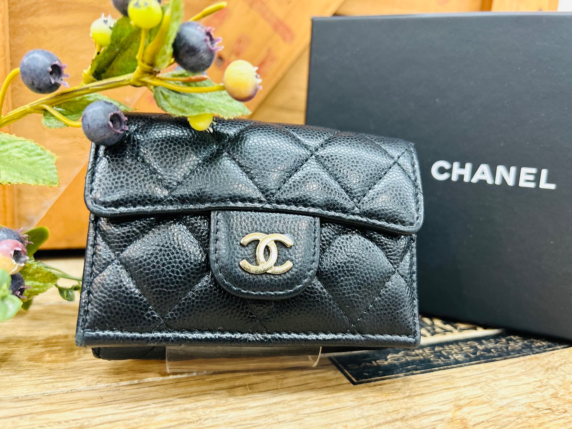 ブランド買取強化中!】CHANEL(シャネル)のマトラッセ 3つ折り財布 買取