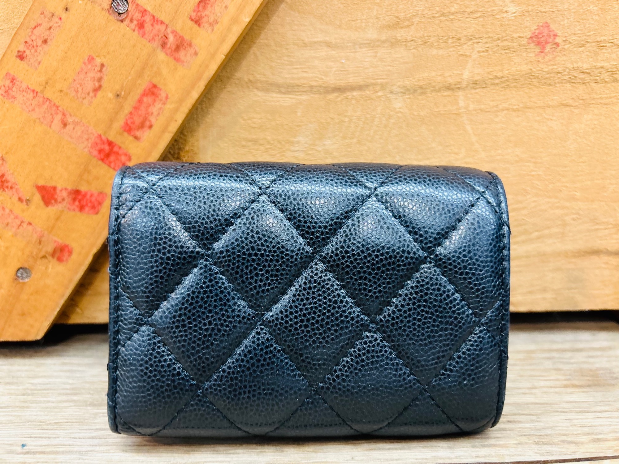 ブランド買取強化中!】CHANEL(シャネル)のマトラッセ 3つ折り財布 買取