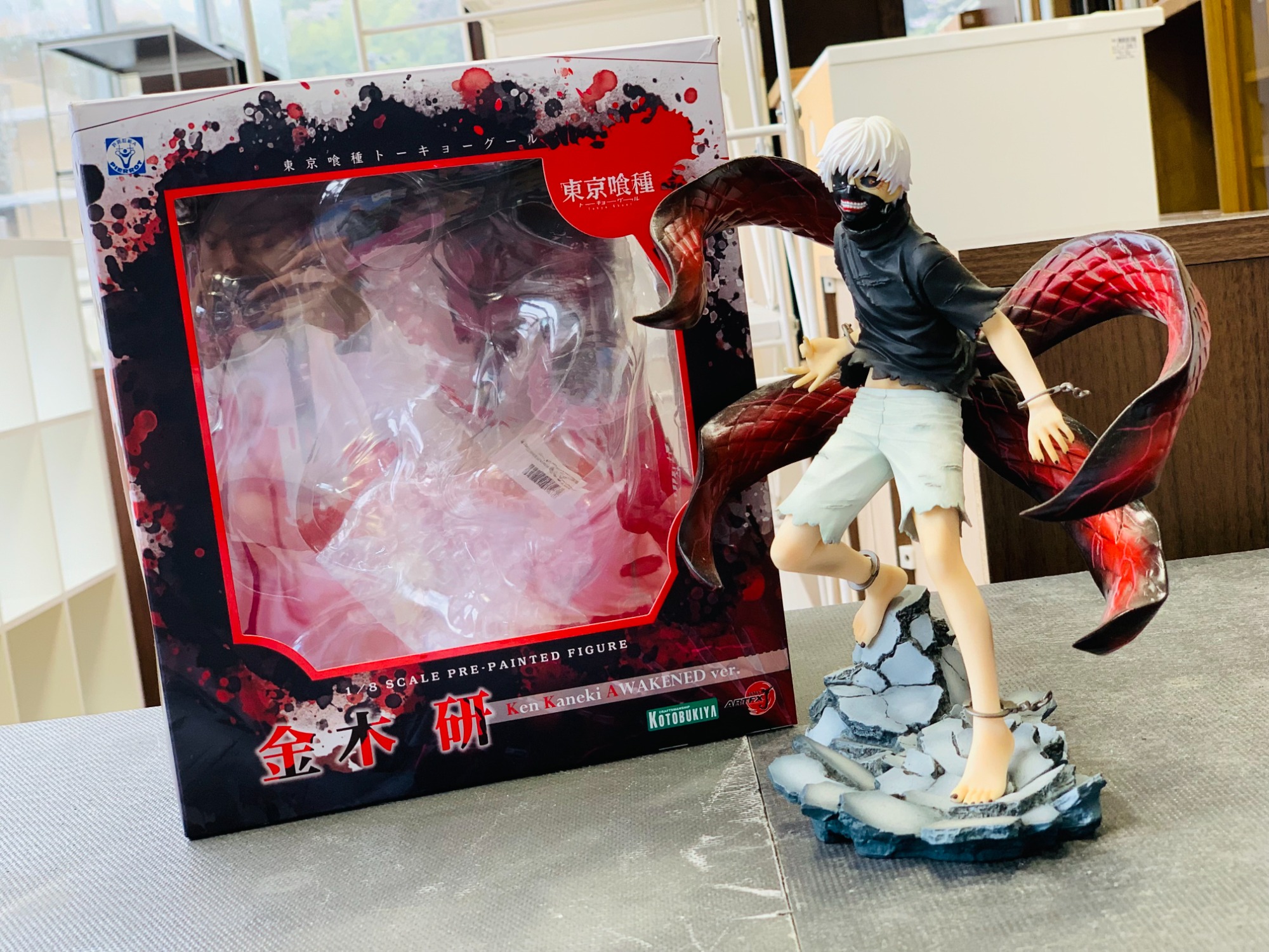 ARTFX J 金木 研 AWAKENED ver.｜東京喰種トーキョーグール｜男性キャラクター フィギュア｜フィギュア ｜コトブキヤ製品情報ポータルサイト｜フィギュア・プラモデル・ホビー
