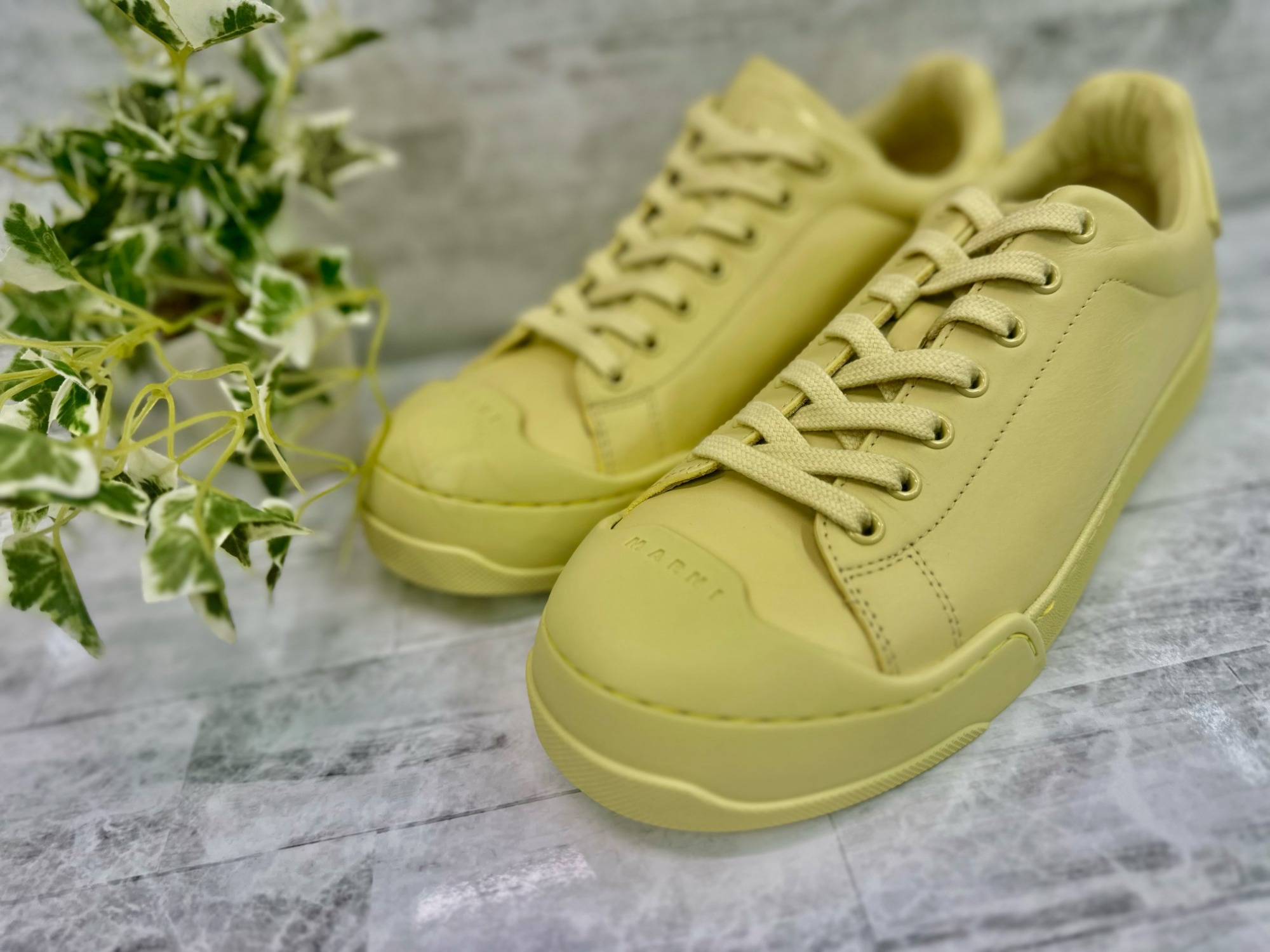 MARNI マルニ DADA BUMPER レザー スニーカー 23 エンボス MARNI マルニ DADA BUMPER レザー スニーカー 23 エンボス