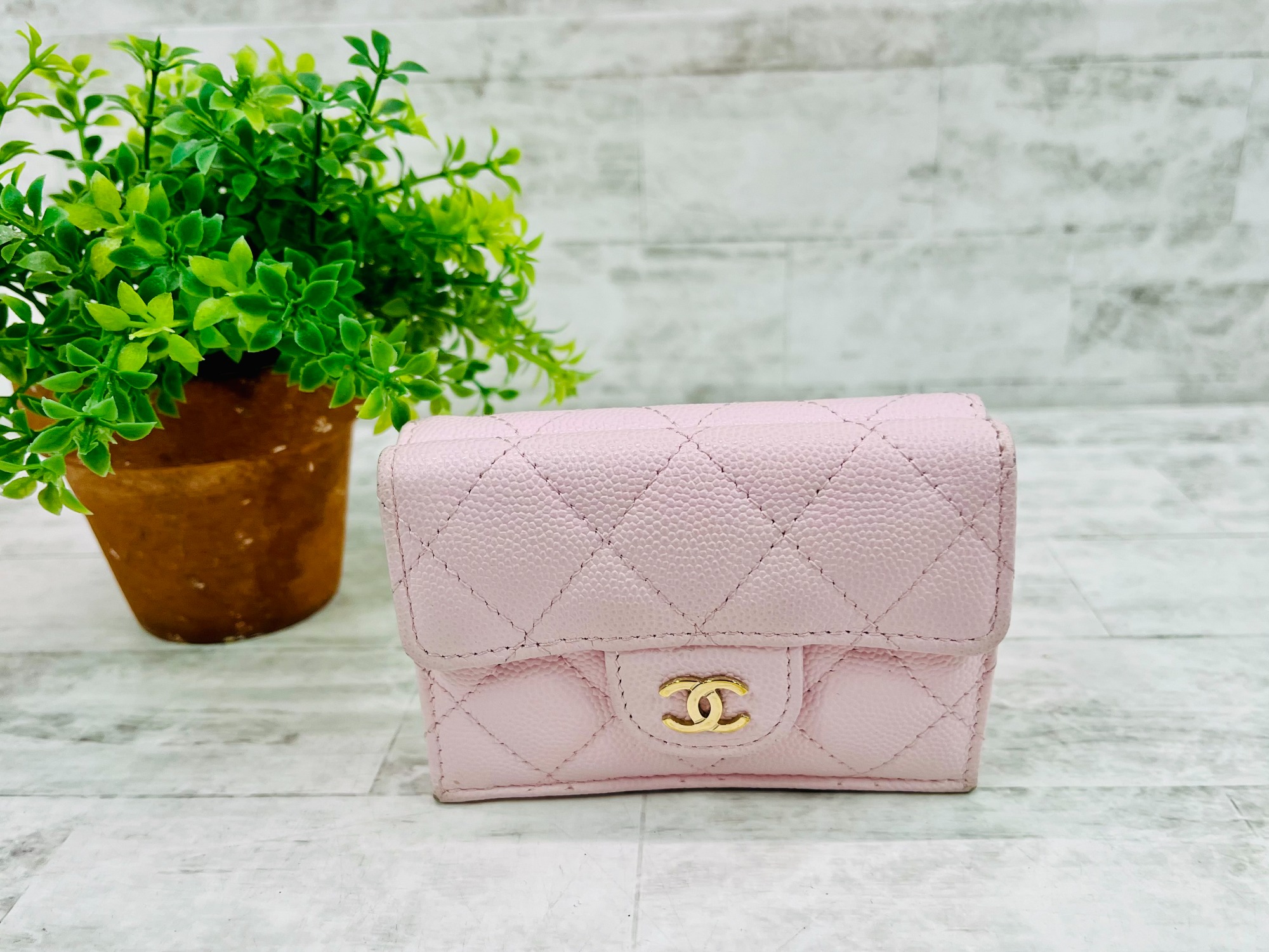 CHANELマトラッセなど空箱3個まとめて美品　マトリョーシカ シャネル CHANEL 三つ折り財布 マトラッセ コンパクトウォレット